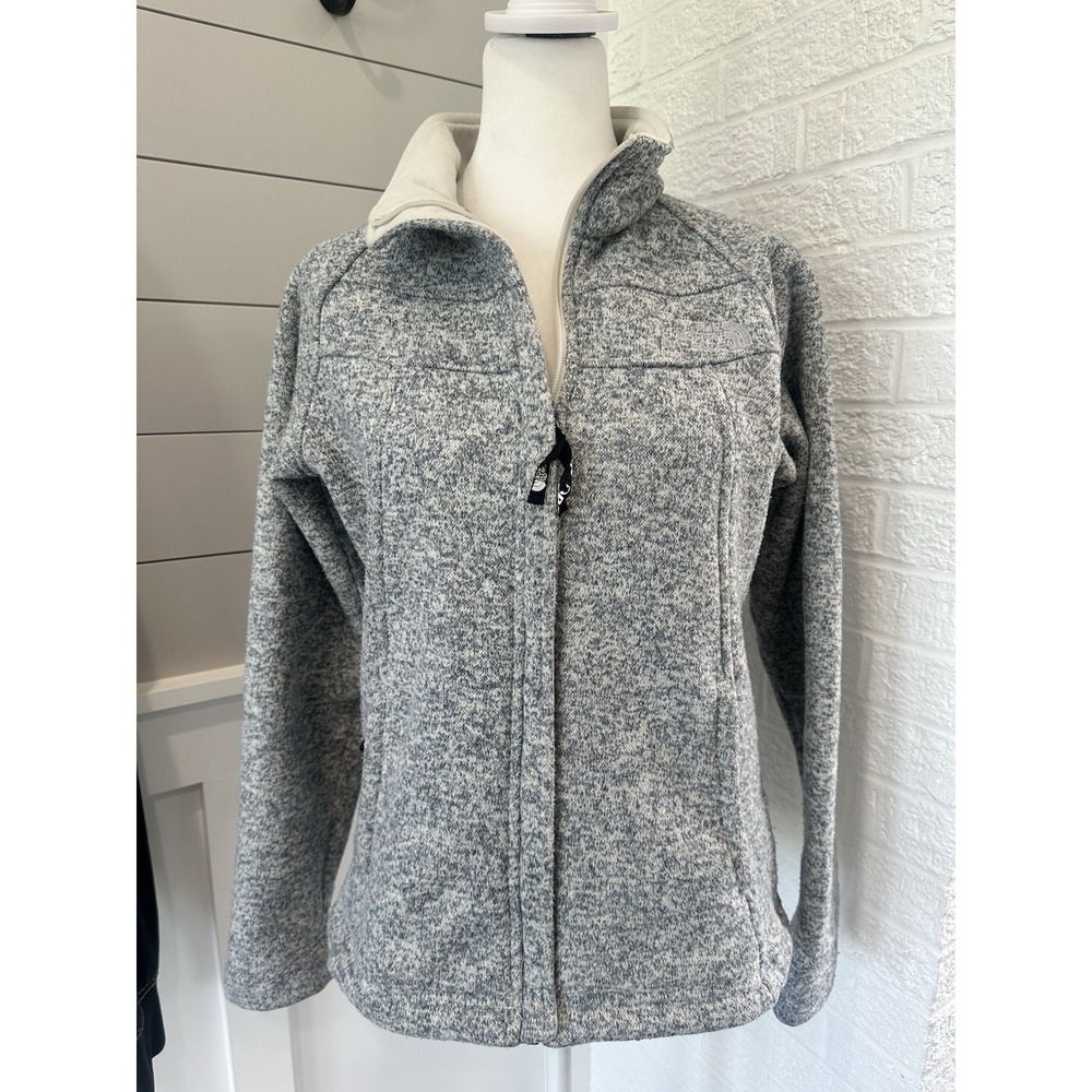 Women's The North Face Zip Jacket Polyester S/P Gray